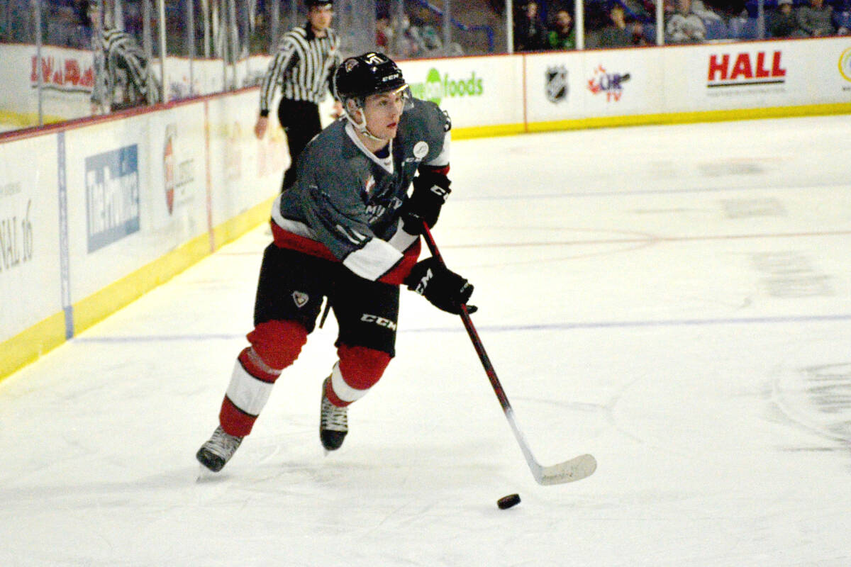 Vancouver Giants fell in overtime to the Tri-City Americans, by the score of 2-1, at Langley Events Centre on Wednesday. Next they host Spokane Friday night. (Gary Ahuja, Langley Events Centre/Special to Langley Advance Times)