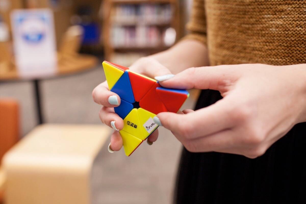 One hundred Puzzle Cube kits are now available to Fraser Valley Regional Library customers and will be circulated between FVRL’s 25 locations. (Fraser Valley Regional Library photo)