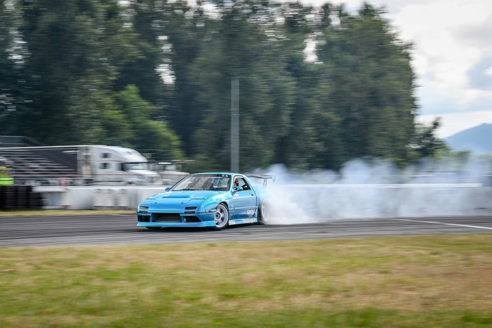 Drifting was introduced to the track several years ago, and now a number of associations run programs out of Mission. / Blair Howard Photography