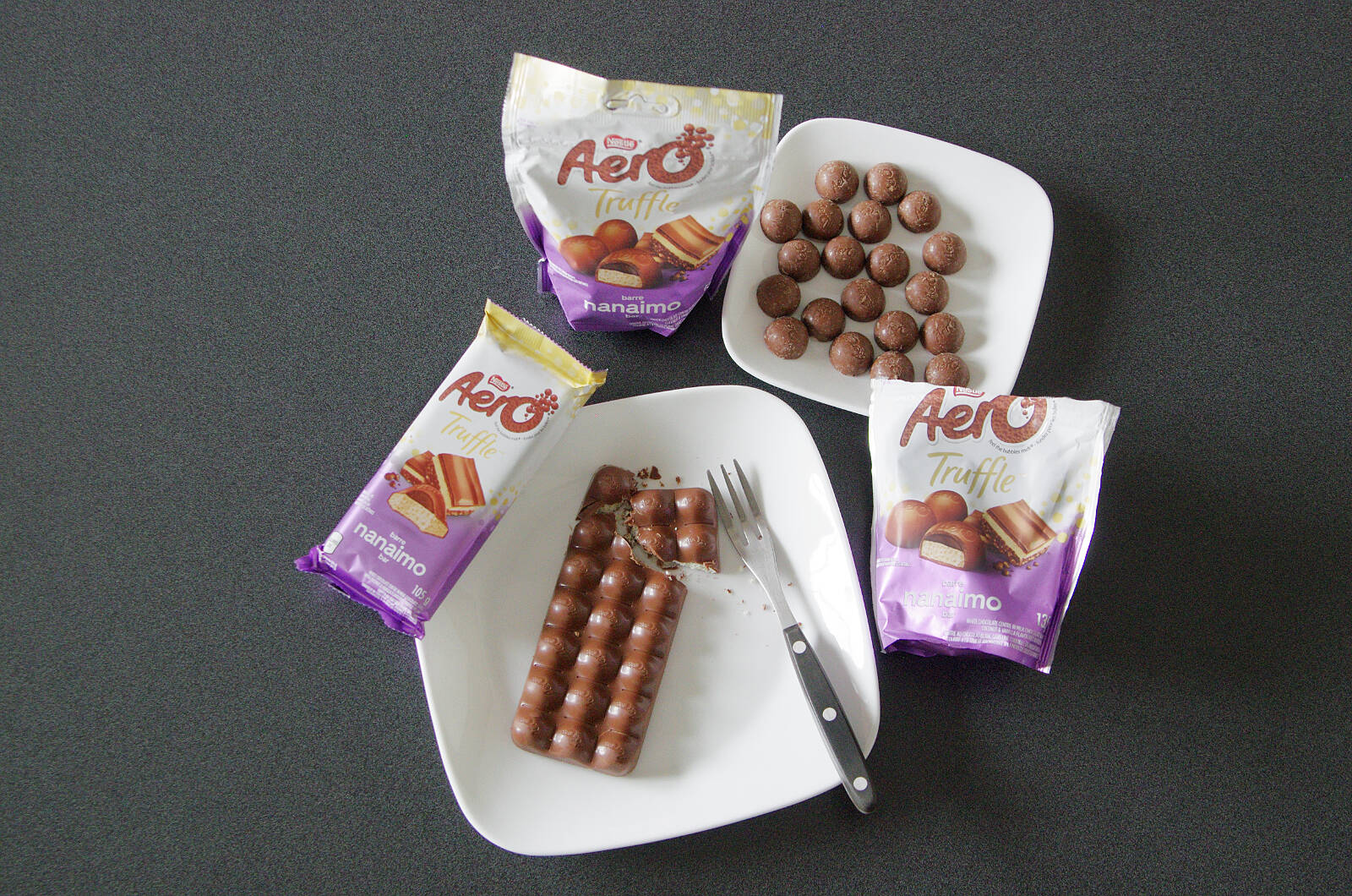 Nestlé Aero Nanaimo chocolate bars and chocolate truffles are now available on store shelves. (Chris Bush/News Bulletin)