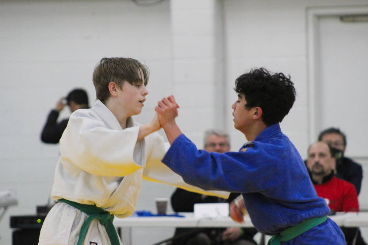 Judo B.C.’s Youth Provincial Championship was held at West Shore Parks and Recreation in Colwood from March 18 to 20 to showcase young talent before nationals in May. (Megan Atkins-Baker/News Staff)