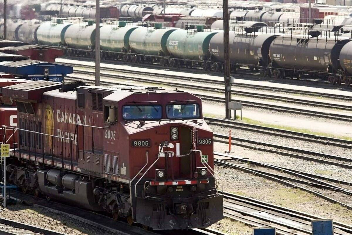 A Canadian Pacific locomotive. (File photo: THE CANADIAN PRESS/Jeff McIntosh)
