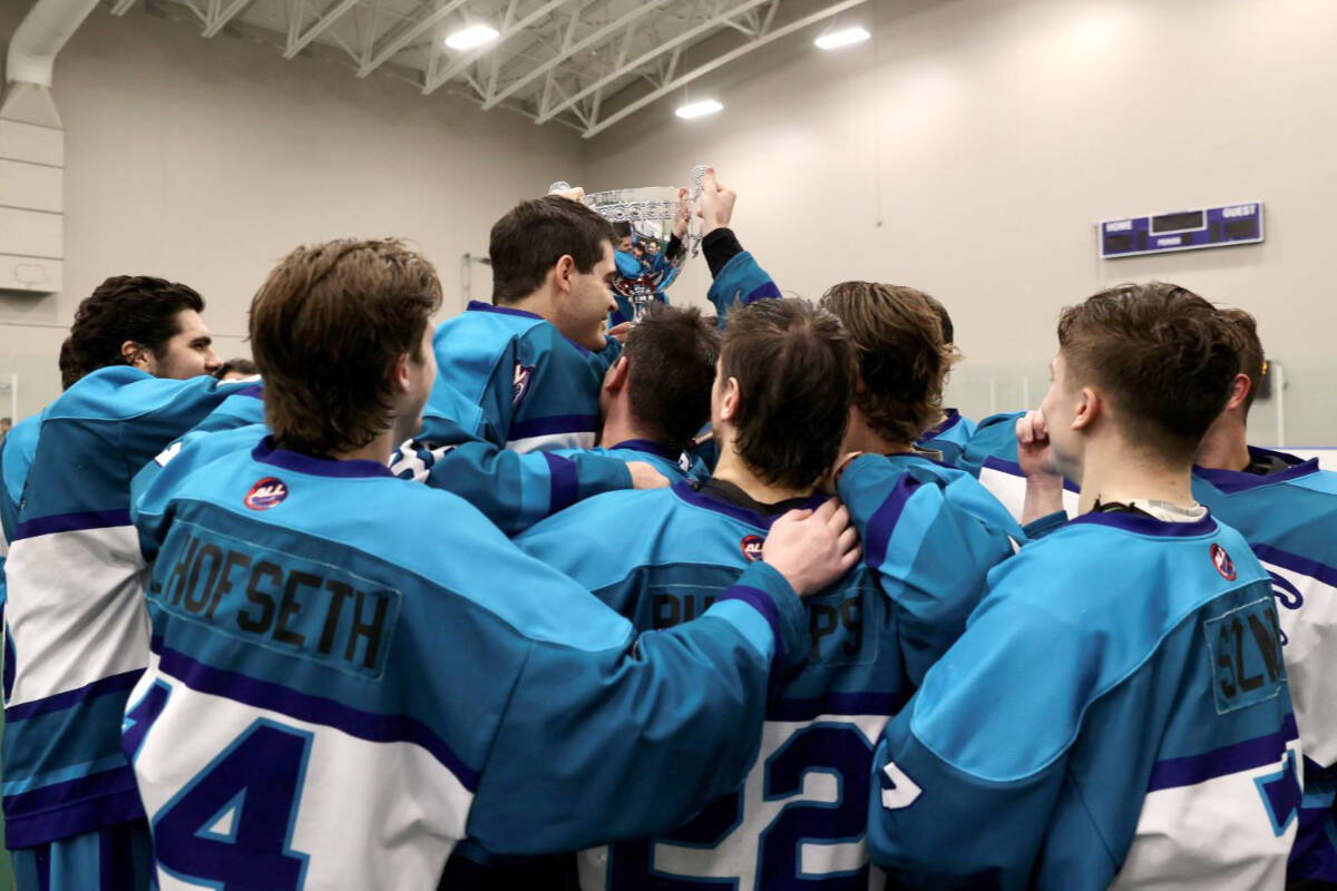Grizzlies fell two games to one against the Sea Spray this weekend in lacrosse action at Langley Events Centre, giving Sea Spray the inaugural Arena Lacrosse League west division championship title. (Garrett James, Langley Events Centre/Special to Langley Advance Times)