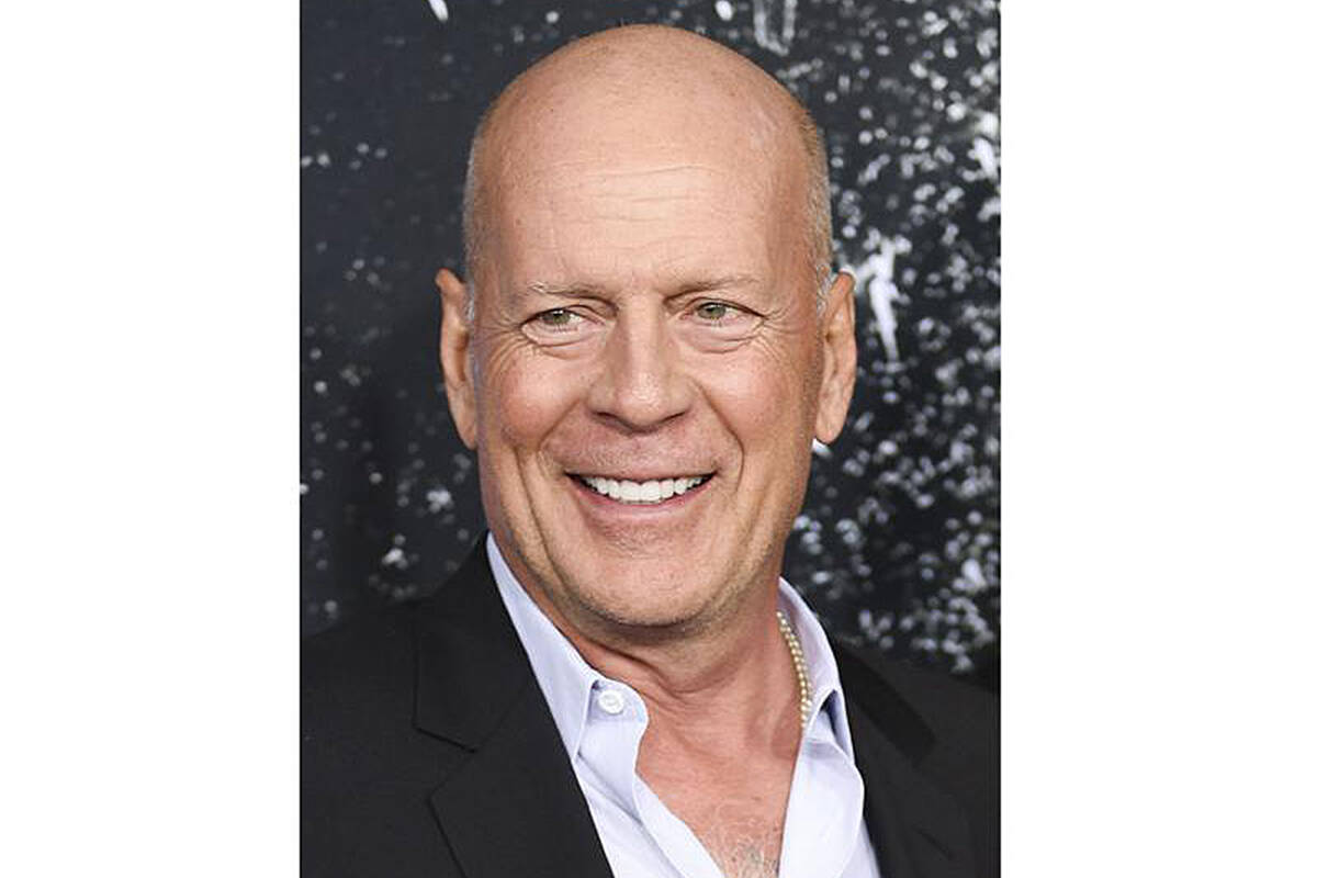 Actor Bruce Willis appears at the premiere of “Glass” in New York on Jan. 15, 2019. Wills is stepping away from acting after a diagnosis of aphasia, a condition that causes the loss of the ability to understand or express speech, his family announced Wednesday. In a statement posted on Willis’ Instagram page, the 67-year-old actor’s family said Willis was recently diagnosed with aphasia and that it is impacting his cognitive abilities. (Photo by Evan Agostini/Invision/AP, File)
