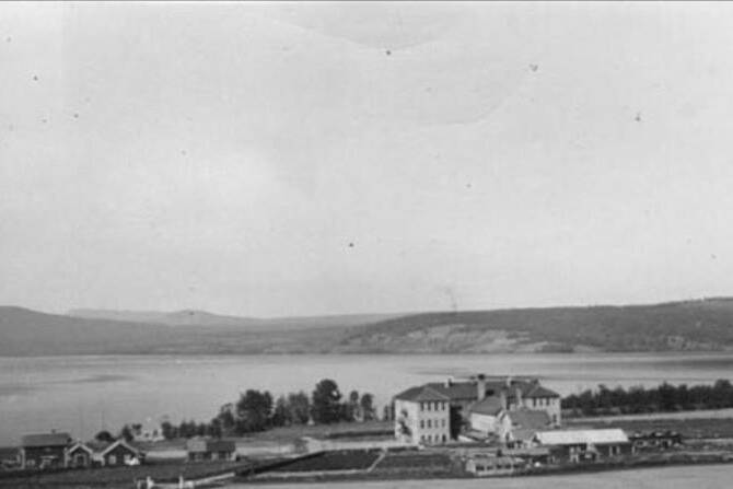 Lejac residential school on the shore of Fraser Lake. (National Centre for Truth and Reconcilation photo)