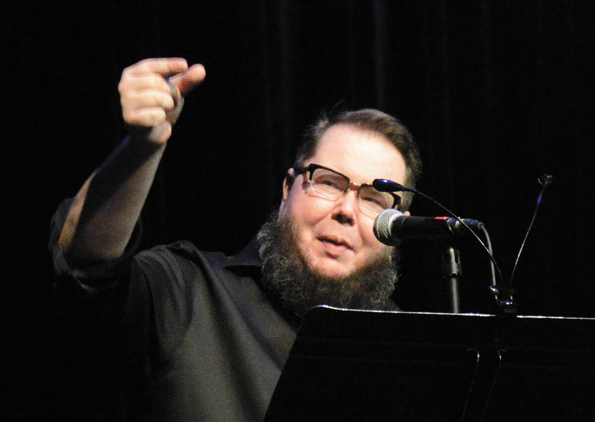 Shane Koyczan has made a name for himself as a poet. His best-known work is To This Day, an anti-bullying poem. (File photo)