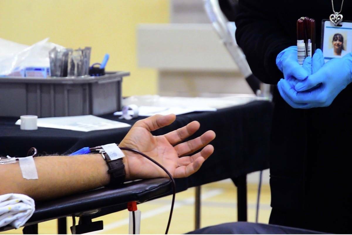 Canadian Blood Services is asking people in Nanaimo and across B.C. to donate blood. (Black Press file)