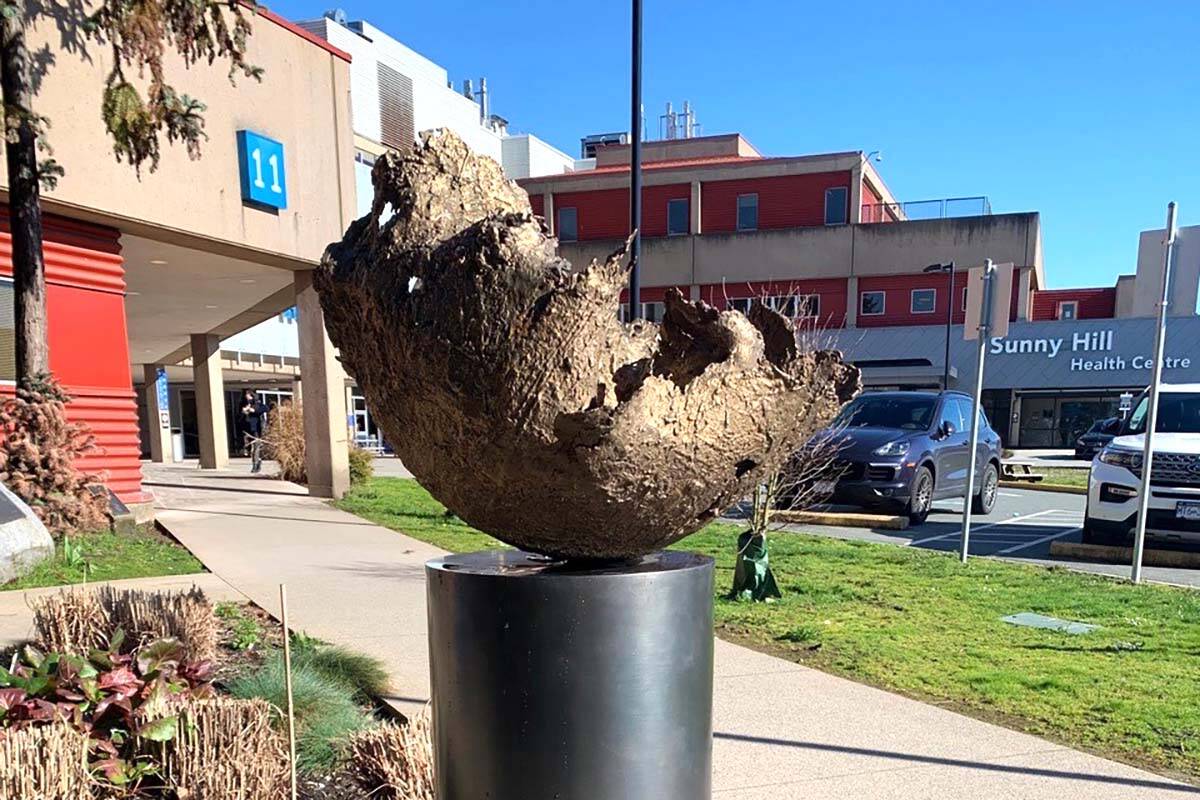 A bronze sculpture by artist Marie Khouri was stolen from outside the B.C. Children’s Hospital on the night of April 3. (Courtesy B.C. Children’s Hospital)