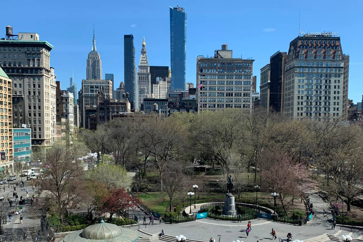 Castlegar News editor Betsy Kline was visiting Union Square in New York City on the day of the April 12, 2022 subway shooting. Photo: Tom Kline