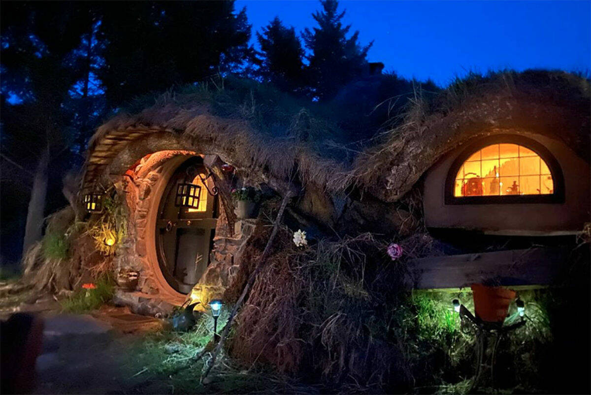 The hobbit themed Airbnb near Osoyoos has been chosen as one of Airbnb's top Canadian unique destinations. (Second Breakfast Hideaway)