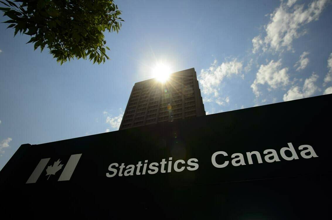 A Statistics Canada building and sign is pictured in Ottawa on Wednesday, July 3, 2019. THE CANADIAN PRESS/Sean Kilpatrick