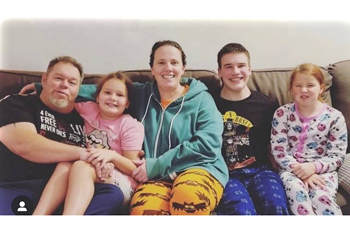 People are rallying behind the Drombolis family of North Langley. Dad Shane has been battling a rare form of cancer and mom Kristine was recently diagnosed with the very same condition. (GoFundMe)