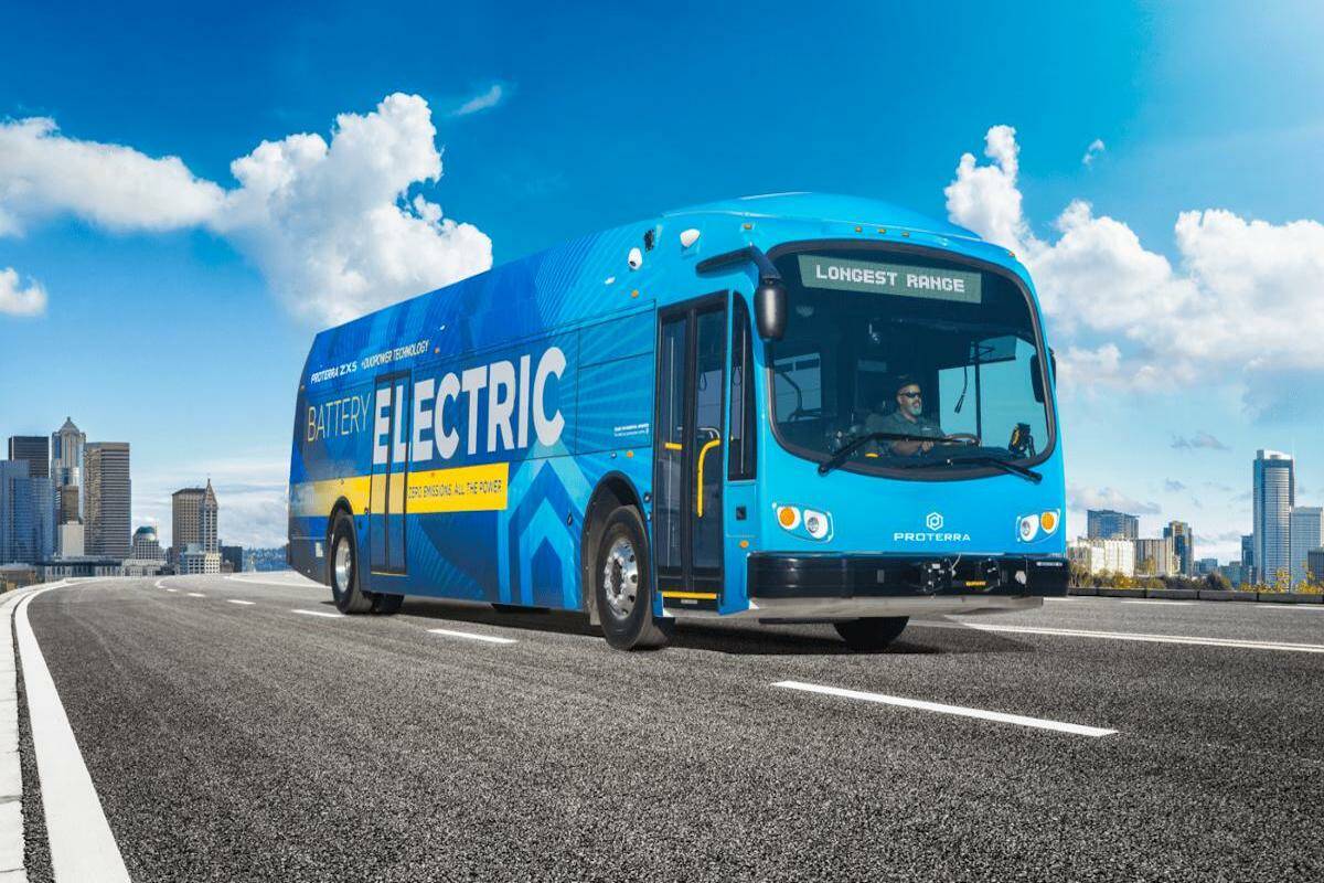 Victoria will get the province’s first electric bus to service transit routes. (Courtesy of BC Transit)
