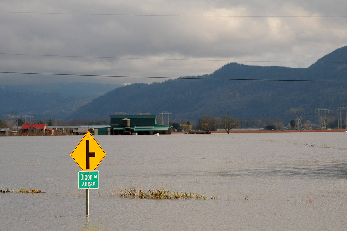 Chilliwack was one of a number of communities plunged underwater by the November 2021 floods. B.C. is investing $2.85 million in food security funding to help build better emergency response systems and resiliency. (Jenna Hauck/ Chilliwack Progress)