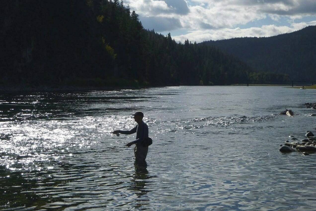 A fly fisherman casts on the Kootenai River, downstream of the Koocanusa Reservoir, near the Montana-Idaho boundary and Leonia, Idaho, on Sept. 19, 2014. The agency that mediates disputes between Canada and the U.S. over shared waters is pleading with the federal Liberals to join an investigation into contamination from British Columbia coal mines.THE CANADIAN PRESS/AP - The Spokesman Review, Rich Landers