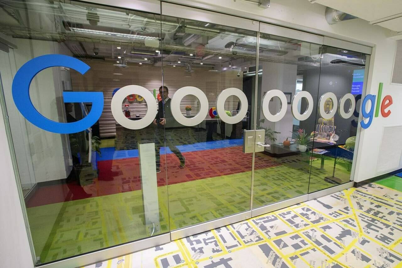 The local Google office is seen on November 1, 2018 in Montreal. Google is taking the extraordinary step of writing to every MP and Senator expressing fears that the online news bill is being rushed through Parliament without proper debate.THE CANADIAN PRESS/Ryan Remiorz