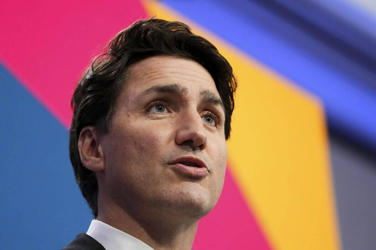Prime Minister Justin Trudeau holds a closing press conference following the Summit of the Americas in Los Angeles, Calif., on Friday, June 10, 2022. Trudeau says he has tested positive for COVID-19. THE CANADIAN PRESS/Sean Kilpatrick