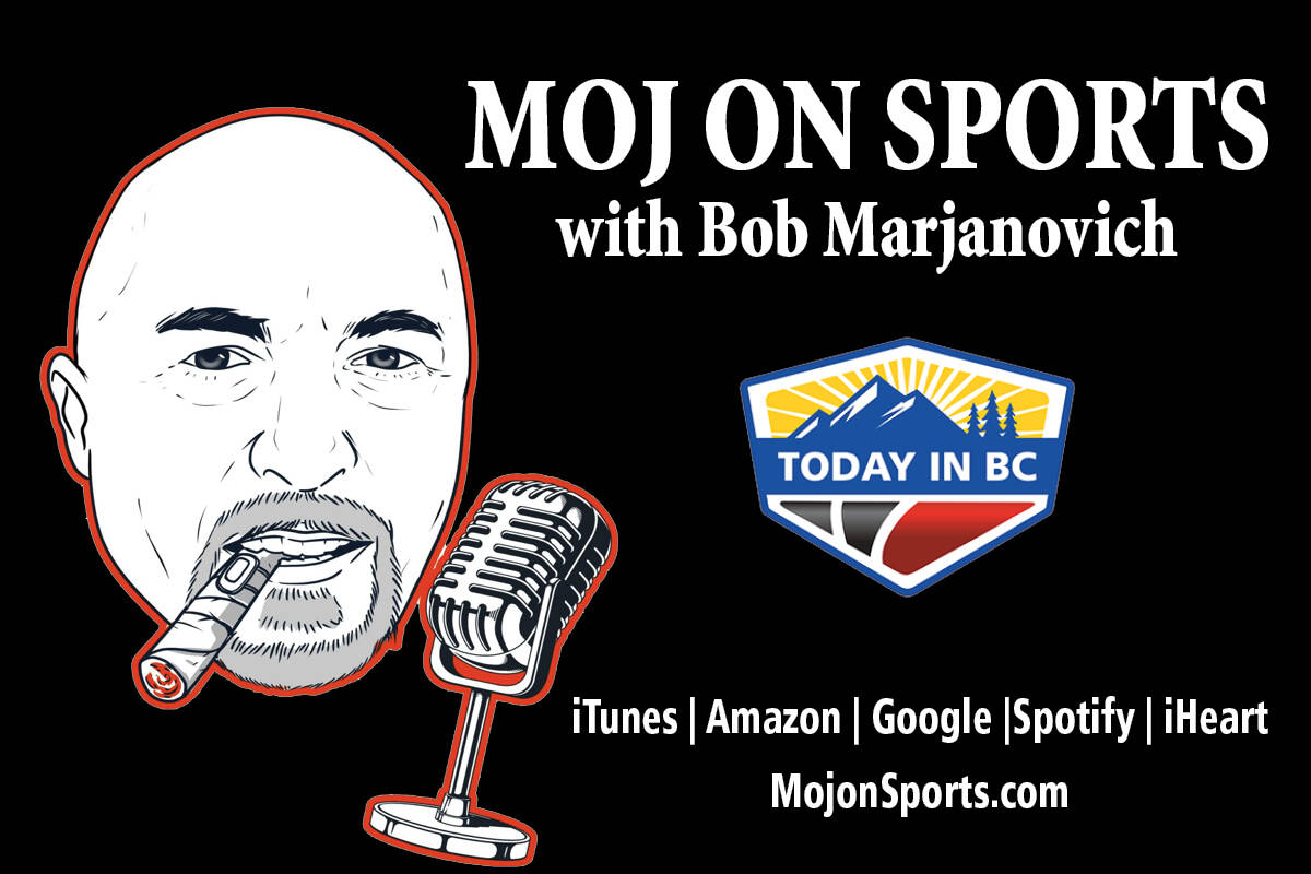 Longtime B.C. sports media personality Bob Marjanovich will present his podcasts via Black Press media. (Submitted art)