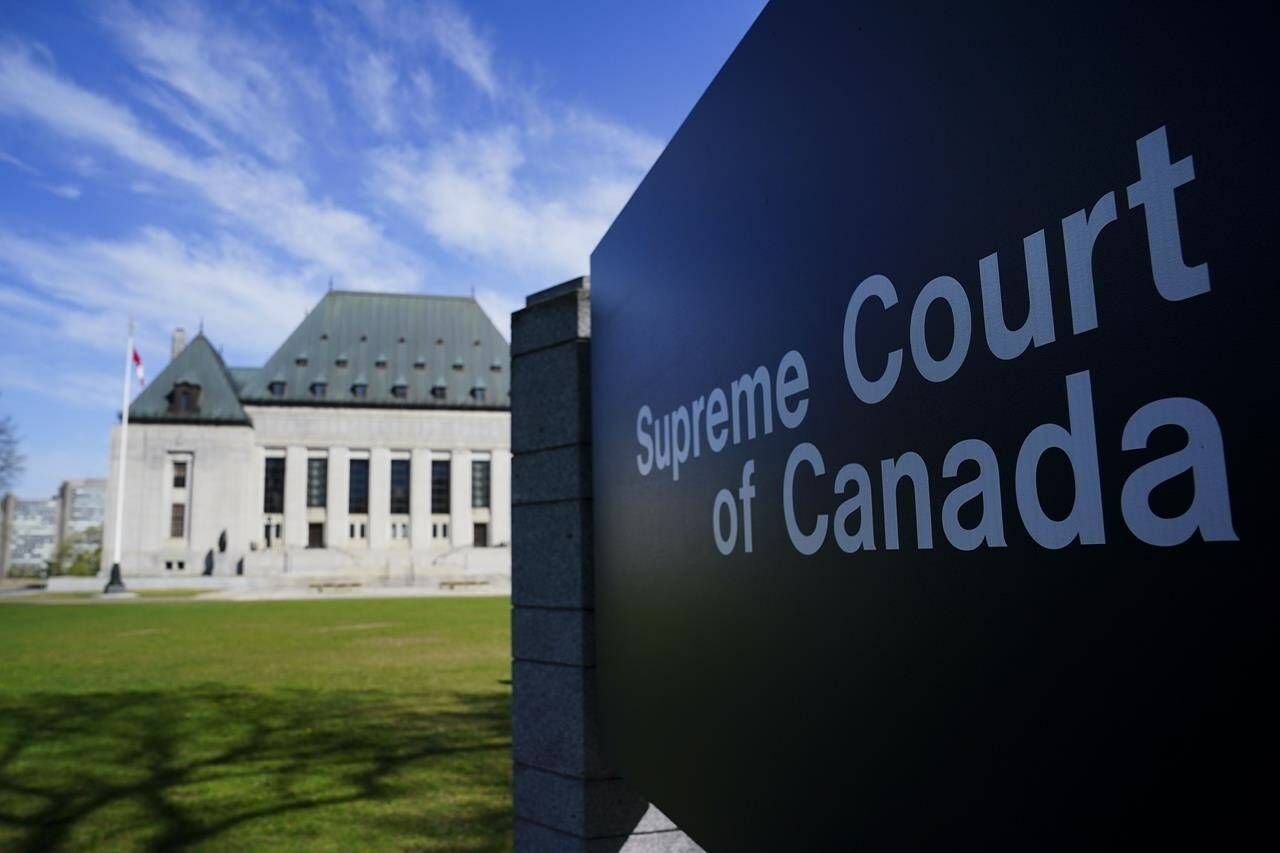Supreme Court of Canada in Ottawa on May 11, 2022. Canada’s highest court says two British Columbia companies that believed they were following tax guidelines while trying to protect corporate assets now owe money because the Tax Court of Canada reinterpreted the rules. THE CANADIAN PRESS/Sean Kilpatrick