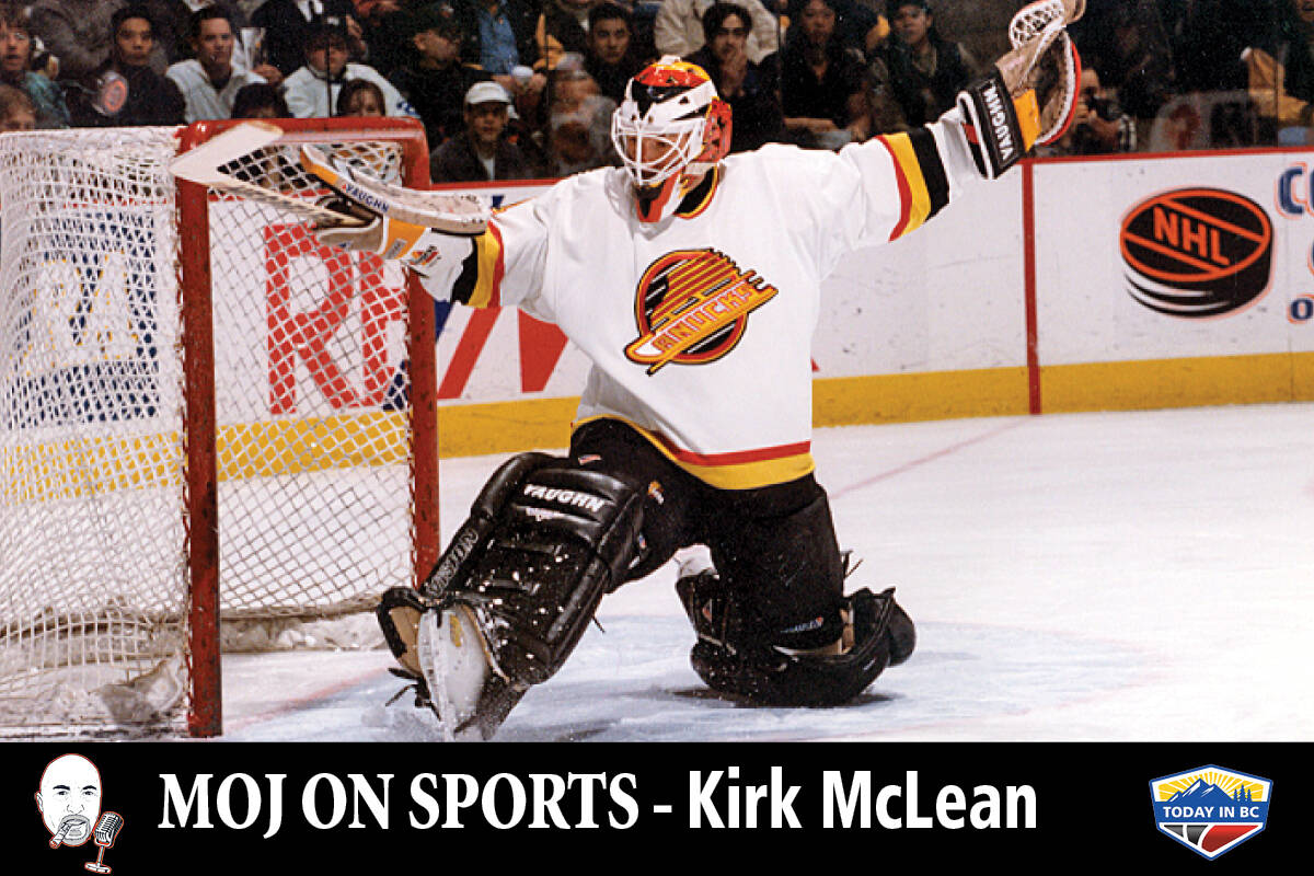 Kirk McLean. (BC Sports Hall of Fame Photo)