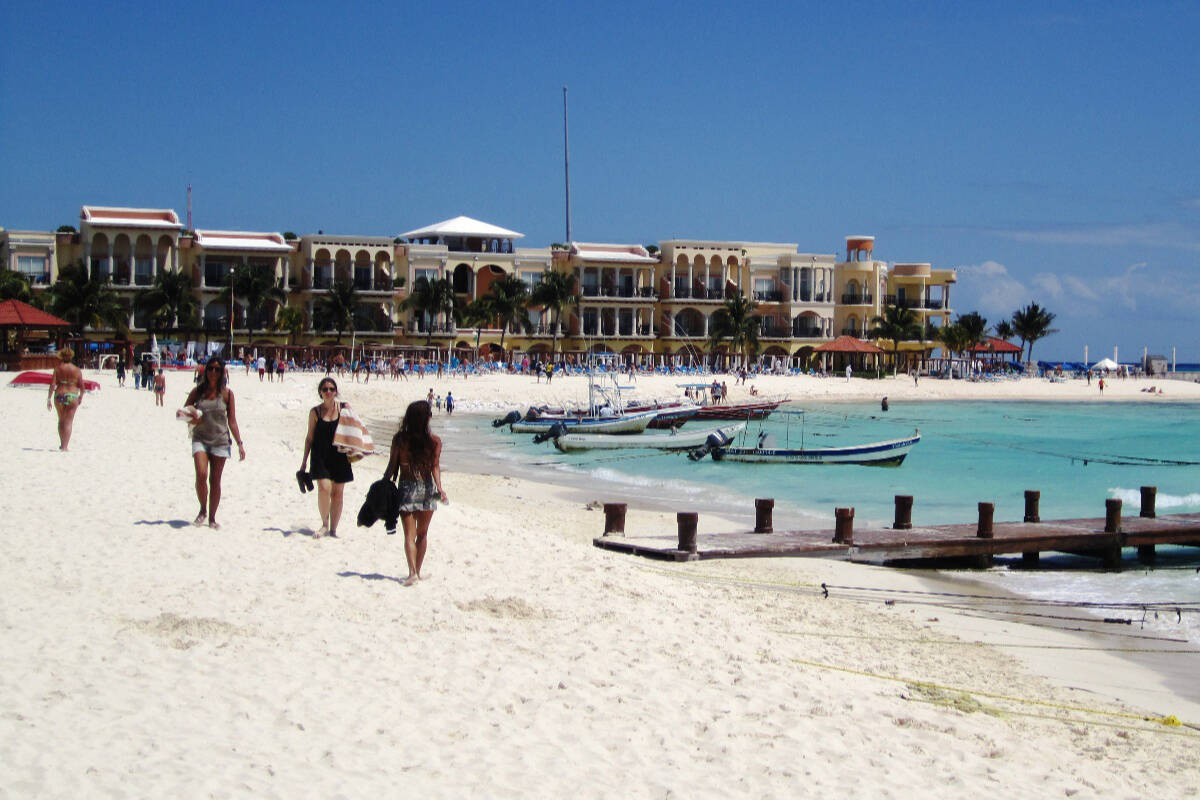 Playa Del Carmen beach seen in this 2011 photo. (Elelicht/Wikimedia Commons)