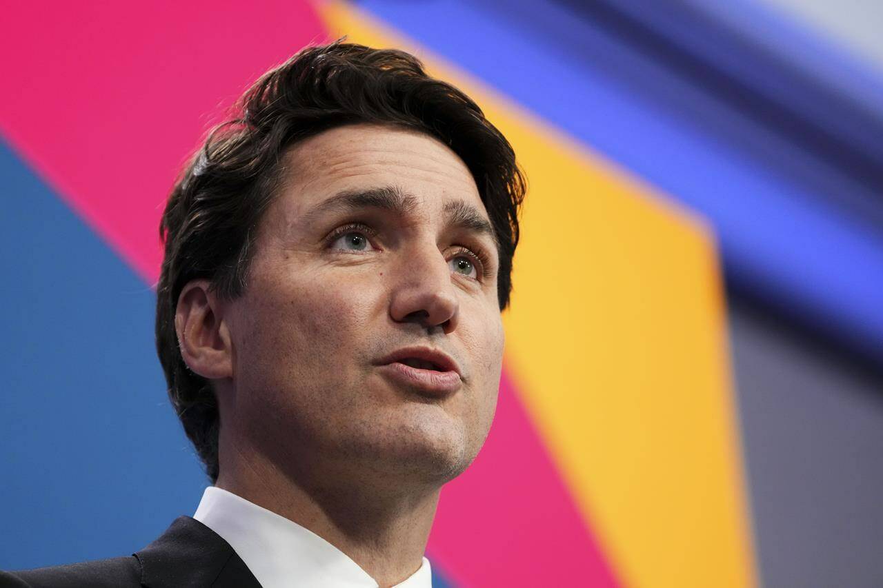 Prime Minister Justin Trudeau holds a closing press conference following the Summit of the Americas in Los Angeles, Calif., on Friday, June 10, 2022. The prime minister is set to depart on a ten day trip to confer with his international counterparts around the world Tuesday.THE CANADIAN PRESS/Sean Kilpatrick