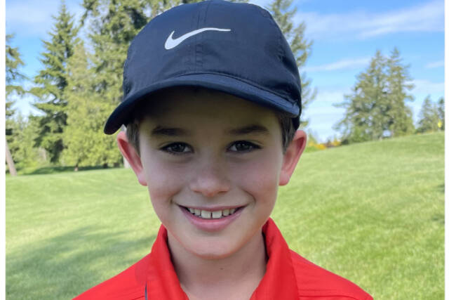 Lewis Green, of Courtenay, qualified to represent Canada at the IMG Junior World Golf Championships, after shooting a one-under-par 35 at a nine-hole tournament at the Golden Eagle Golf Club in Pitt Meadows. Photo submitted