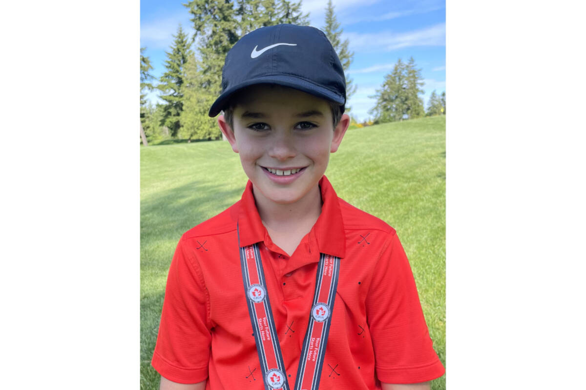 Lewis Green, of COurtenay, qualified to represent Canada at the IMG World Golf Championships, after shooting a one-under-par 35 at a nine-hole tournament at the Golden Eagle Golf Club in Pitt Meadows. Photo submitted