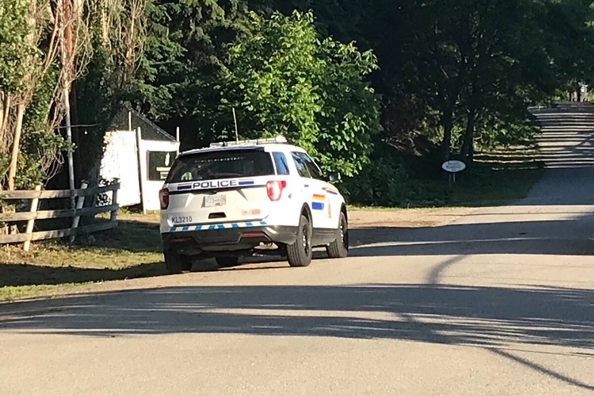 RCMP says a body has been found in Mission Creek. (Photo/Jake Courtepatte)