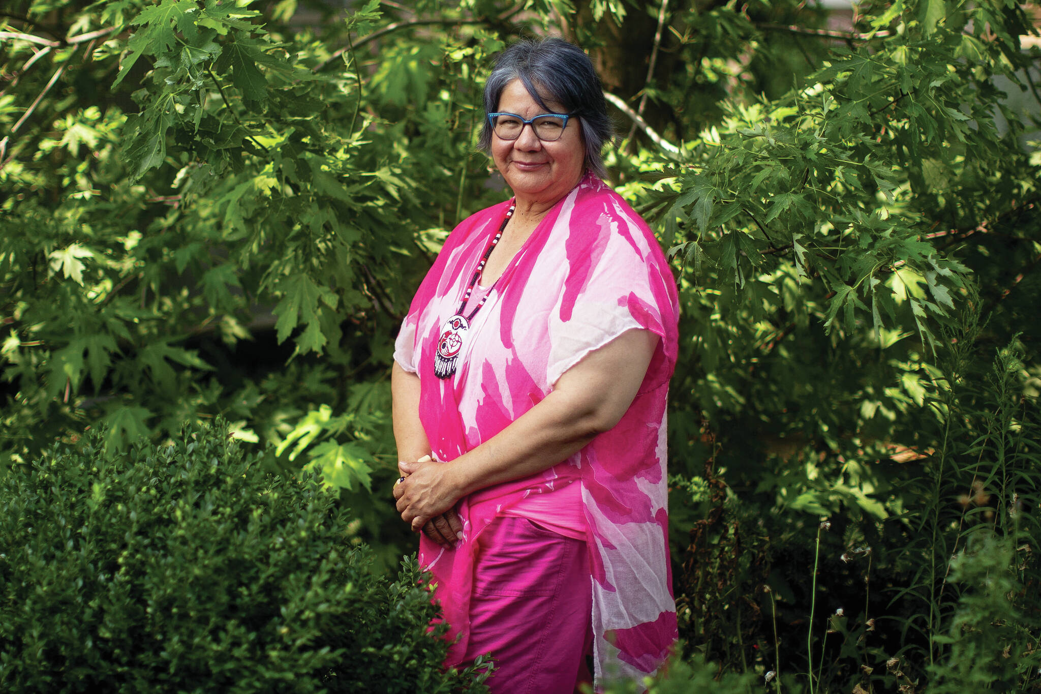 RoseAnne Archibald, the new National Chief of the Assembly of First Nations, is photographed in Toronto on Friday, August 6, 2021. THE CANADIAN PRESS/Chris Young
