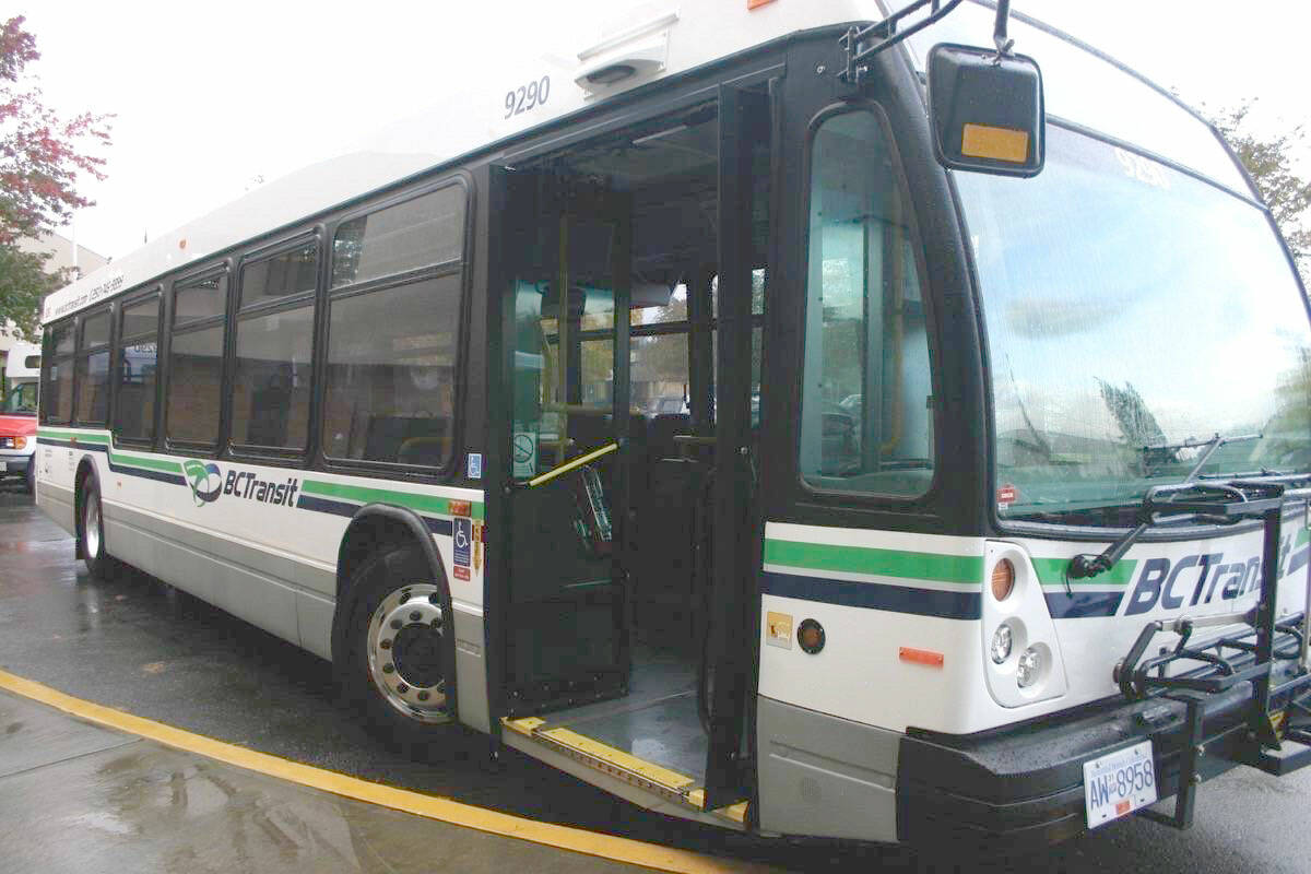 A BC Transit bus was hit by a Purolator van on June 30, 2022, near Castlegar. File photo