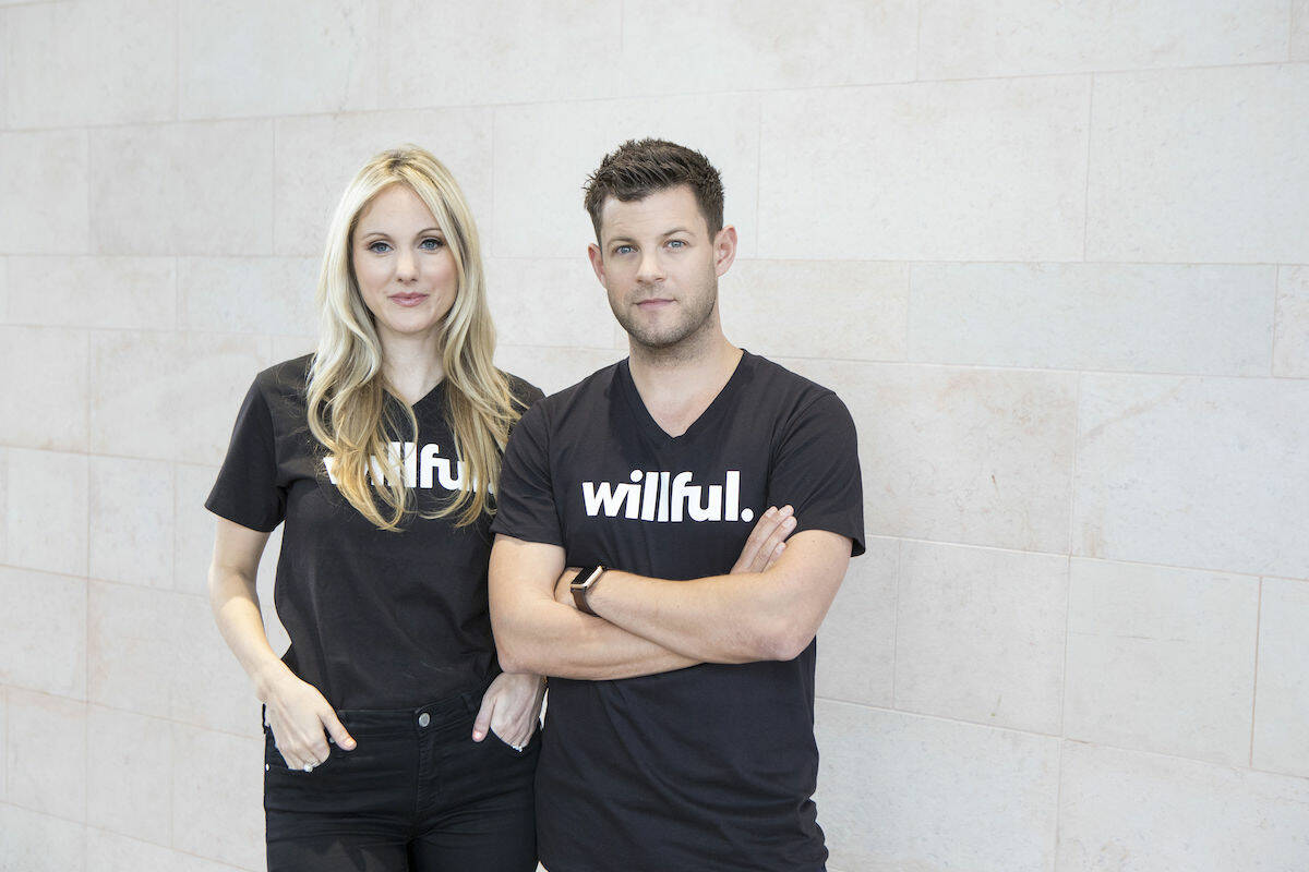 Erin Bury (left) and her husband Kevin Oulds (right) are the founders of willful., a Canadian start-up company that provides digital solutions for estate planning and will-creation.