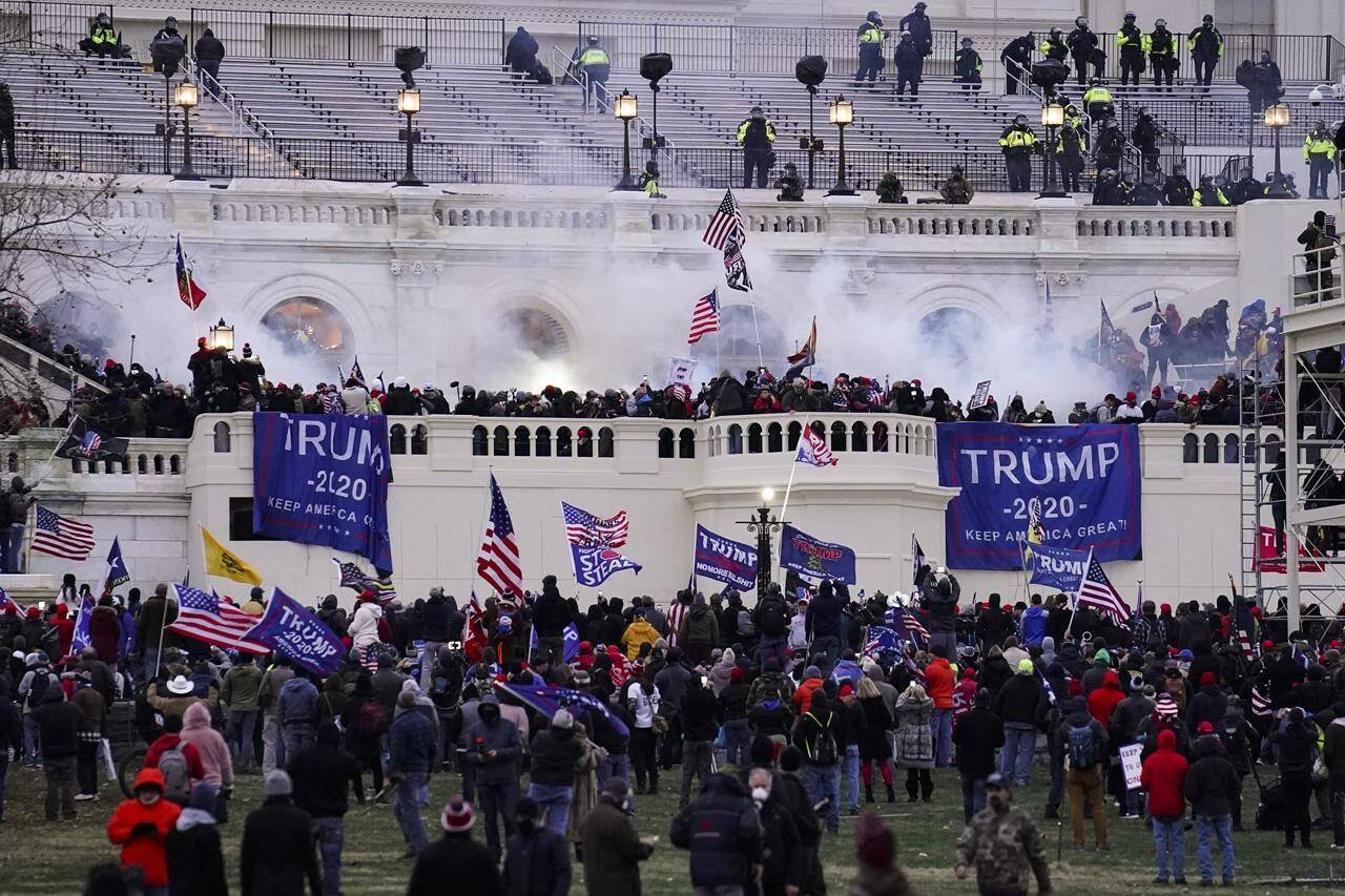 Tonight’s prime-time finale by the Jan. 6 committee will be focused on Donald Trump himself and what he was doing — or not doing — while violence raged on Capitol Hill. Violent protesters, loyal to President Donald Trump, stormed the Capitol on Jan. 6, 2021, in Washington. THE CANADIAN PRESS/AP-John Minchillo