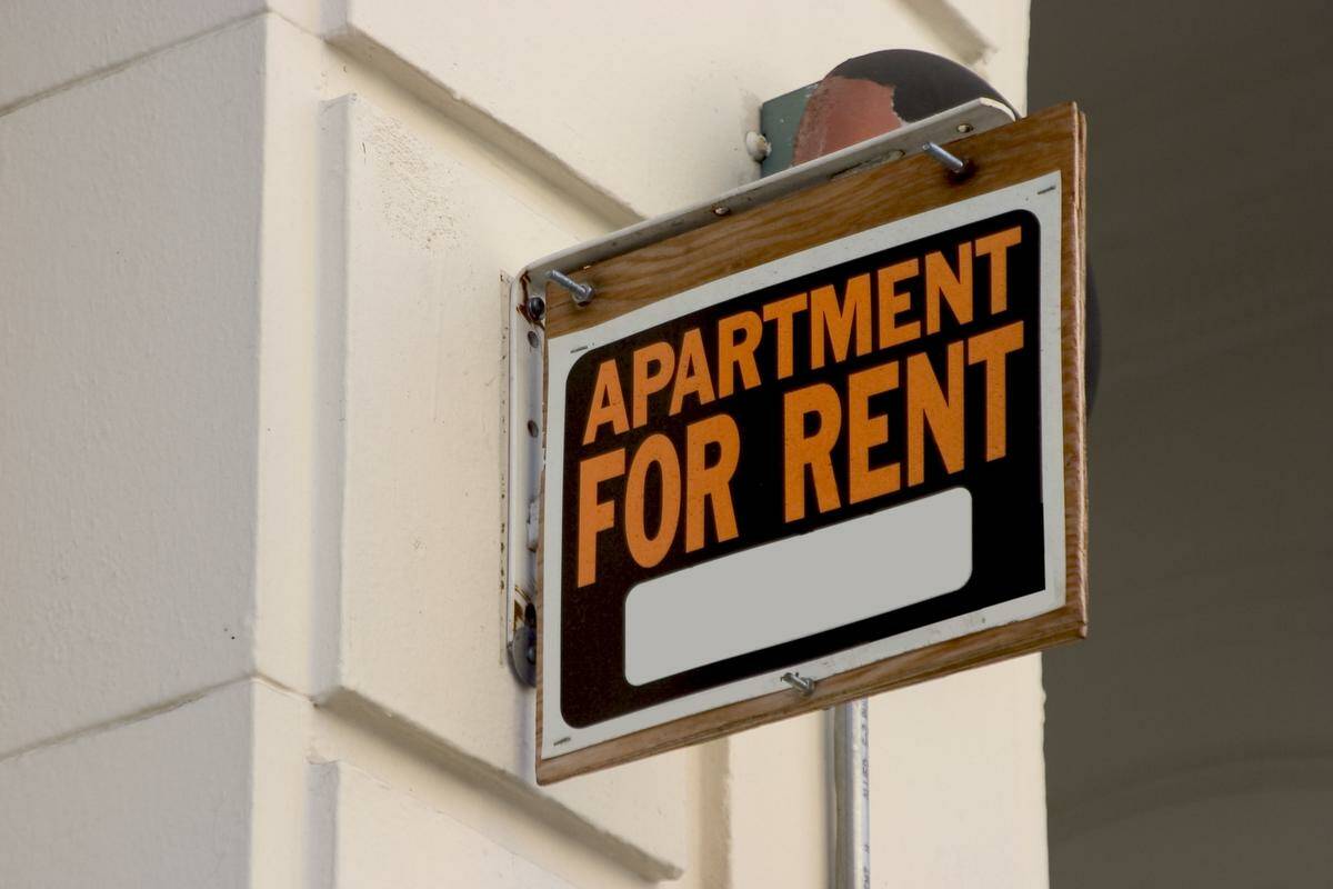 Rent sign via The Star