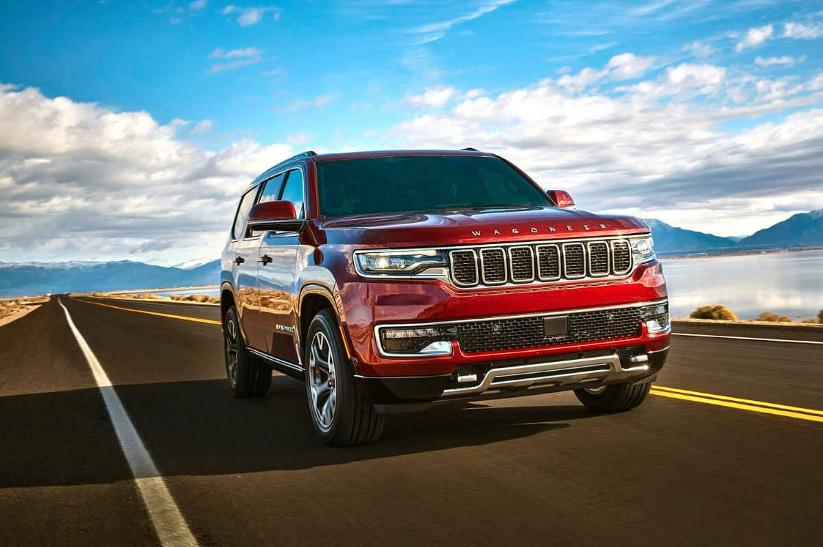 The Wagoneer and Grand Wagoneer share a platform with the Ram pickup, much in the same way the Chevrolet Tahoe shares its platform with the Silverado. PHOTO: JEEP