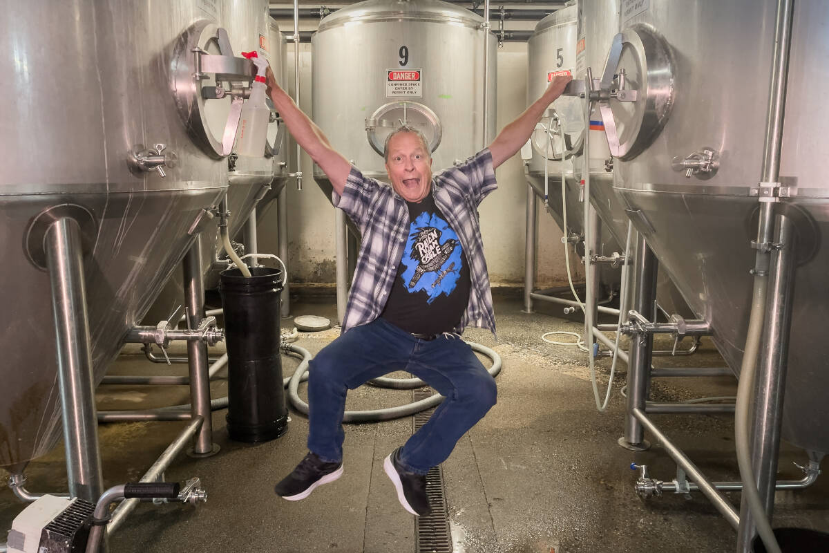 Barry Benson, from R&B Brewing, the 2021 winner of the BC Ale Trail's Best Brewery Experience Award. Brian K. Smith photo