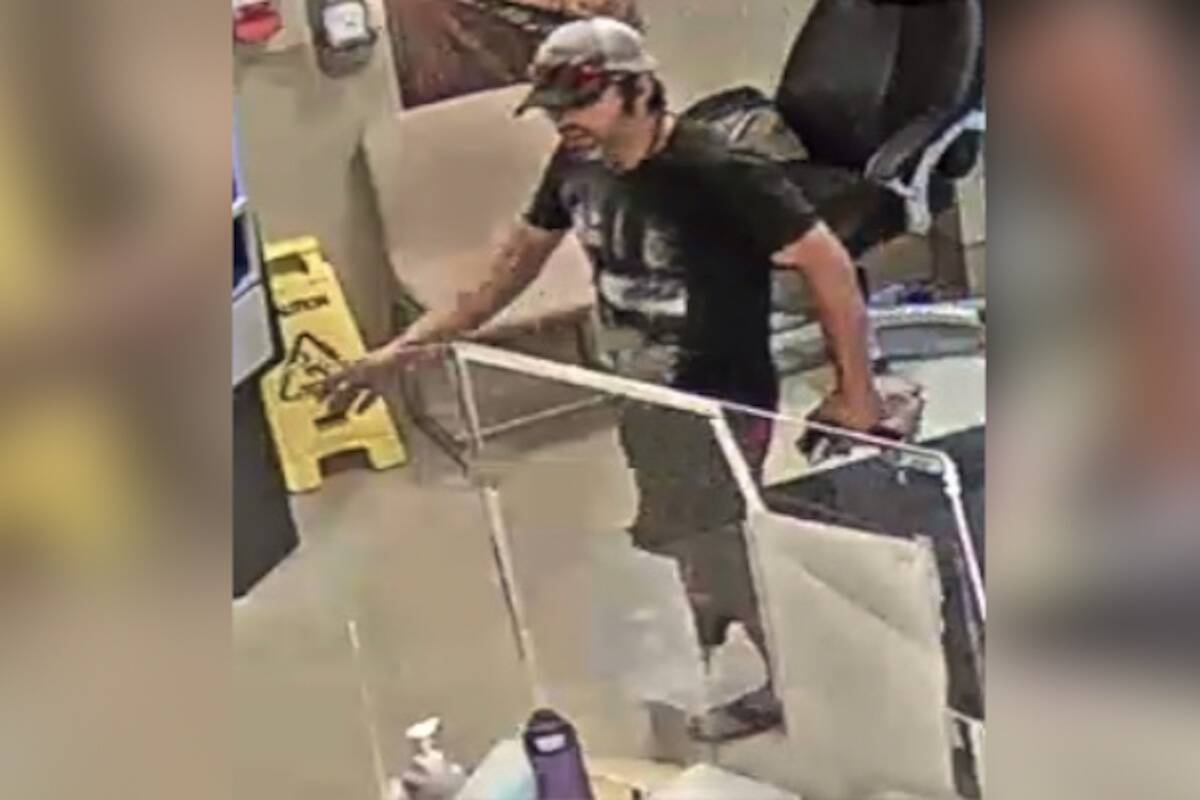 RCMP are looking to speak with this individual in relation to a shooting at a Kelowna gas station (Contributed)