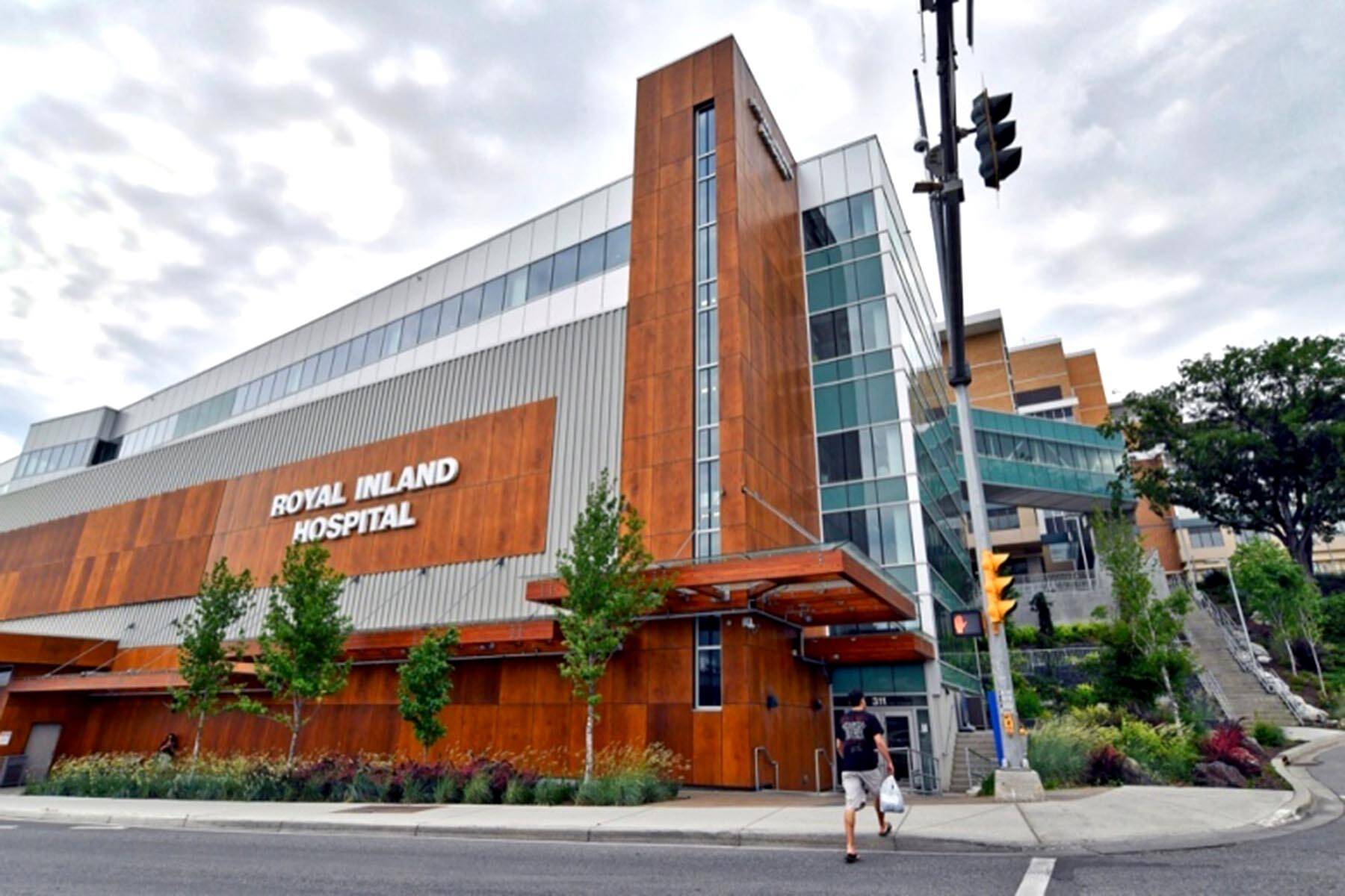 Royal Inland Hospital is in downtown Kamloops, at Columbia Street and Third Avenue. (Dave Eagles/Kamloops This Week)