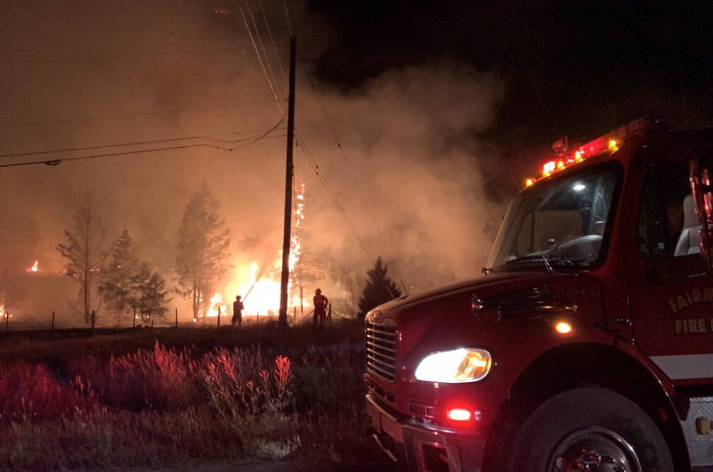 Emergency personnel were on the scene of a wildfire near Fairmont Tuesday evening. RDEK file
Emergency personnel were on the scene of a wildfire near Fairmont Tuesday evening. (BC Wildfire Service photo)