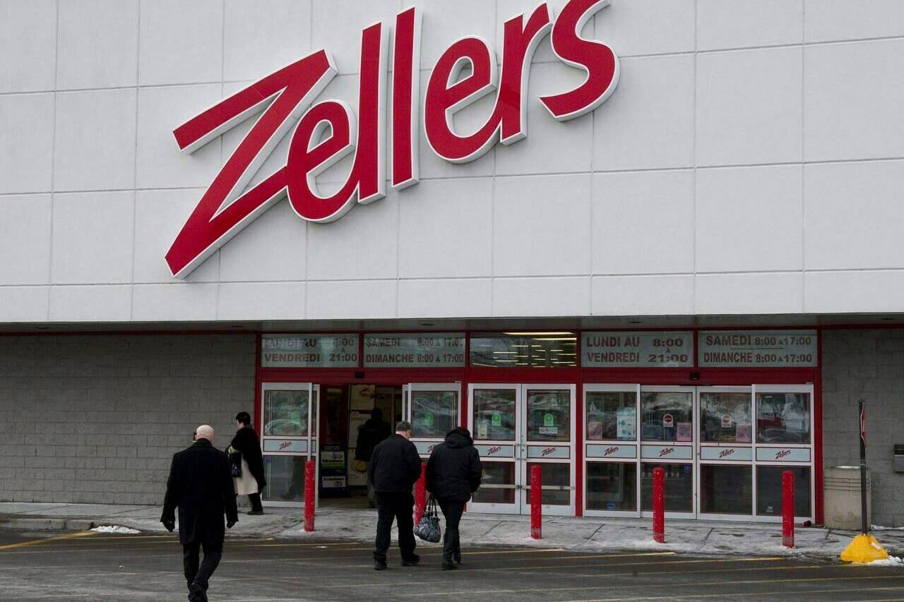 Canadian department store Zellers hopes to make a comeback next year, a decade after the discount chain shuttered most of its locations. A Zeller’s store is shown Thursday, January 13, 2011 in St.Eustache, Que. THE CANADIAN PRESS/Ryan Remiorz