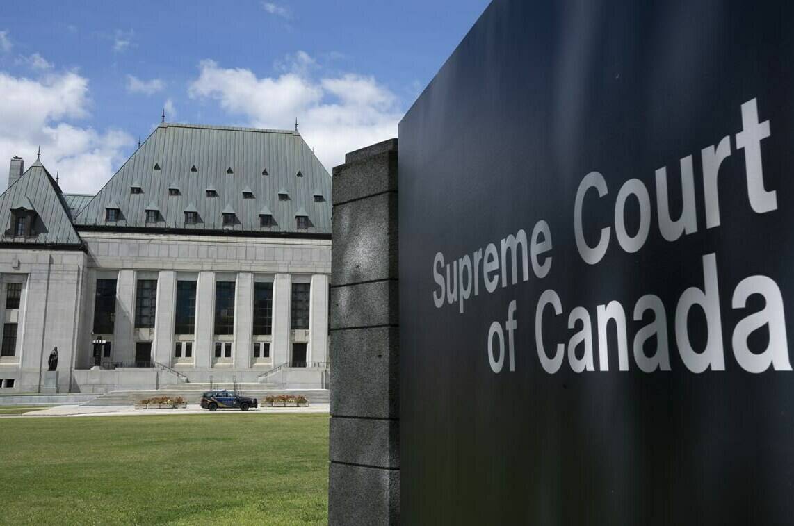 The Supreme Court of Canada is seen, Wednesday, August 10, 2022 in Ottawa. The top Court will examine the constitutionality of a minimum sentence for the offence of child luring. THE CANADIAN PRESS/Adrian Wyld