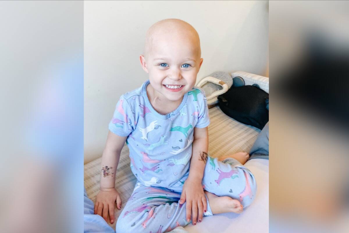 Four-year-old Rylie Nicholls continues to battle stage four neuroblastoma (Toni Nicholls/Facebook)