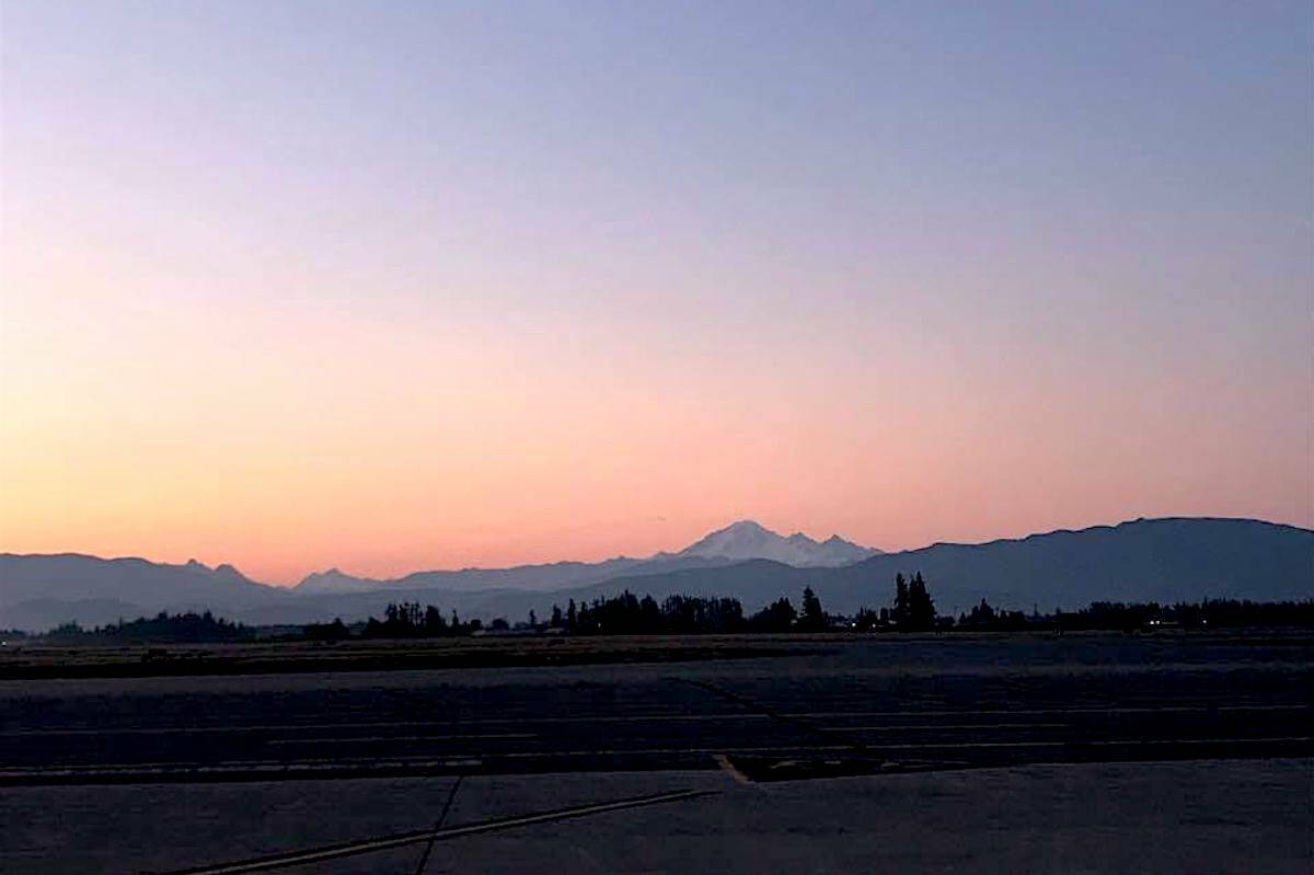 Looking south from the Chilliwack Airport, which is getting a new automated weather system. (Jennifer Feinberg/ Chilliwack Progress)