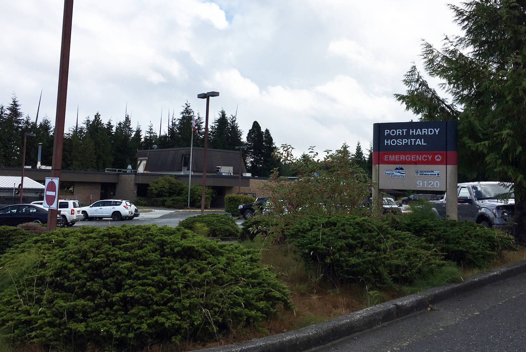 Six emergency shifts at Port Hardy Hospital remain uncovered in September, according to minutes of a recent Island Health meeting. (Island Health photo)