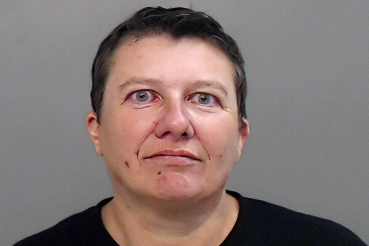 United States prosecutors say they are in the process of seeking formal authorization to offer a plea deal to the Montreal-area woman accused of mailing poison to former president Donald Trump. This photo provided by the Hidalgo County (Texas) Sheriff’s Office, showing the booking photo of Pascale Ferrier. THE CANADIAN PRESS/AP- Texas Sheriff’s Office