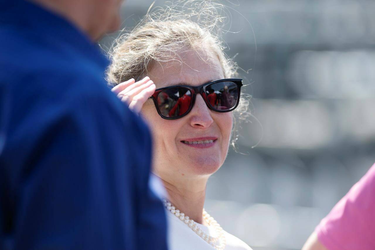 Deputy Prime Minister and Minister of Finance Chrystia Freeland is shown at the ICF Canoe Sprint and Paracanoe World Championships in Dartmouth, N.S. on Wednesday, August 4, 2022. THE CANADIAN PRESS/Darren Calabrese