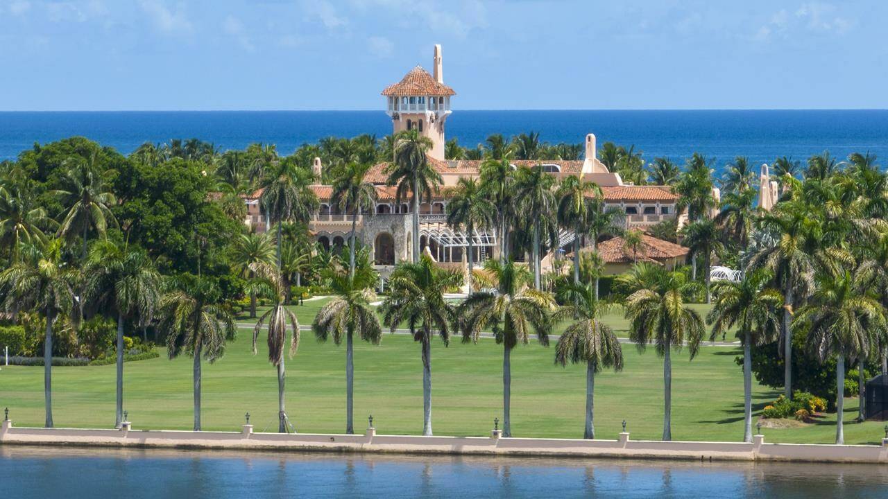 This is an aerial view of former President Donald Trump’s Mar-a-Lago club in Palm Beach, Fla., Wednesday Aug. 31, 2022. The Justice Department says classified documents were “likely concealed and removed” from former President Donald Trump’s Florida estate as part of an effort to obstruct the federal investigation into the discovery of the government records. (AP Photo/Steve Helber)