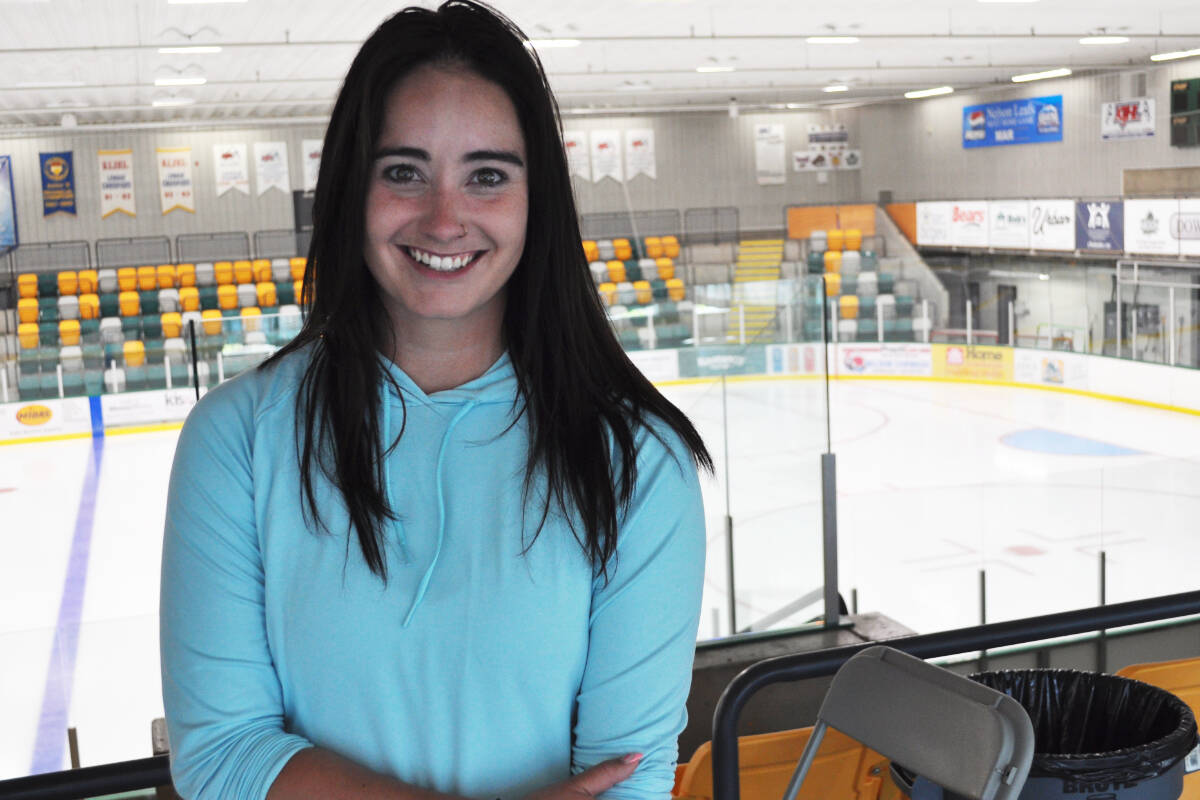 Kaetlyn Osmond, one of the most successful figure skaters in Canadian history, is spending a week coaching athletes in Nelson. Photo: Tyler Harper