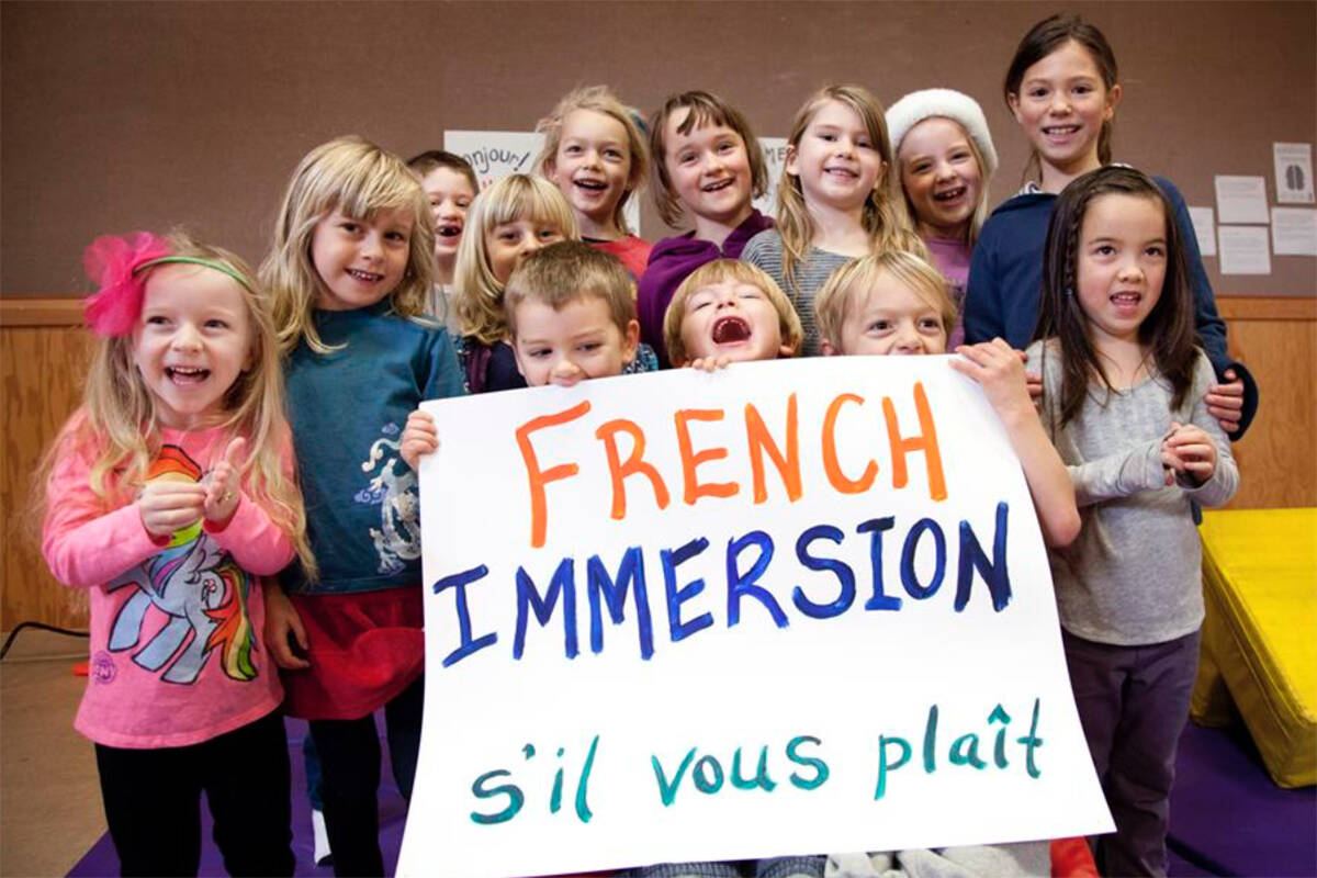 French immersion students make up roughly 9.7 per cent of the B.C. student body. (Canadian Parents for French BC & YK photo)