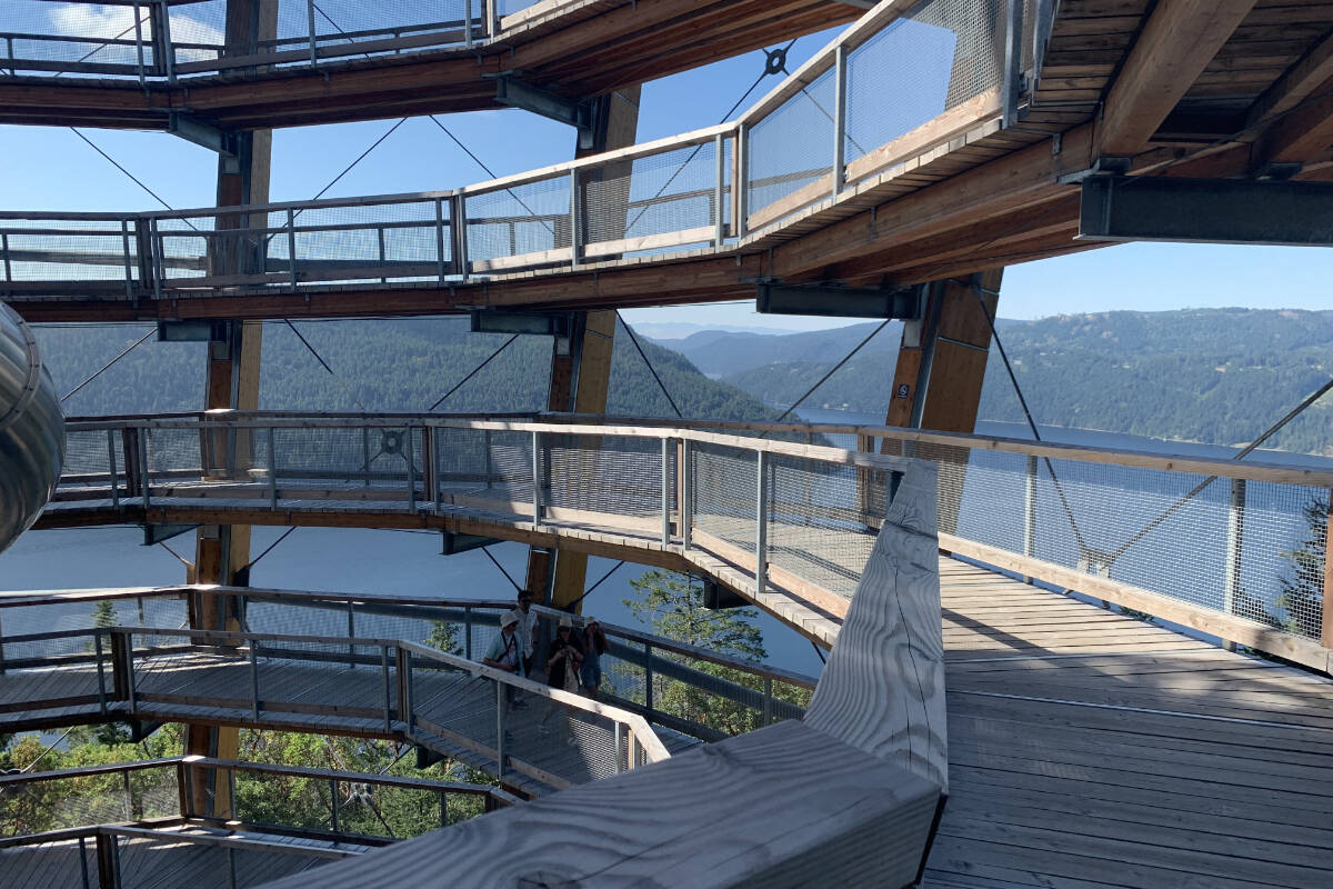 It has been confirmed that someone died at the Malahat SkyWalk on Labour Day. (Andrea Rondeau/Citizen)